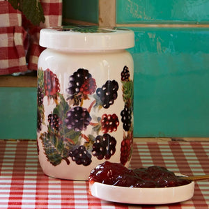 Blackberry Medium Jam Jar With Lid