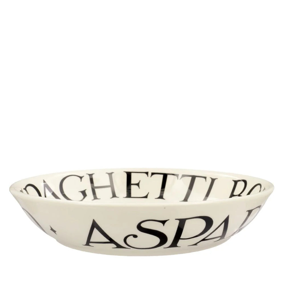Black Toast Medium Pasta Bowl