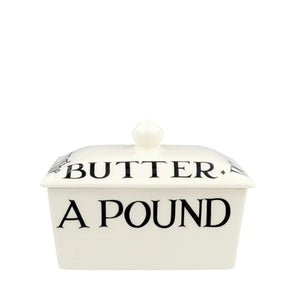 Black Toast Half A Pound Small Butter Dish