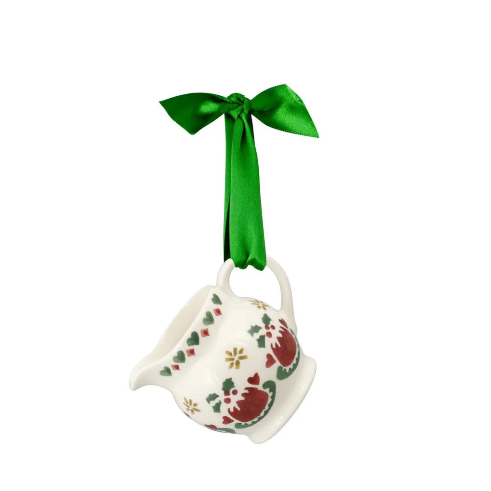 Christmas Puddings Tiny Jug Decoration