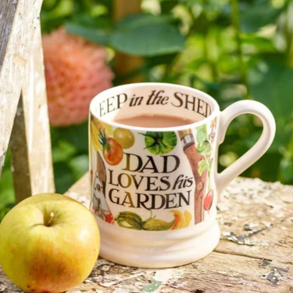 Dad Loves His Garden 1/2 Pint Mug