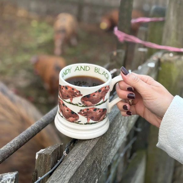 Oxfordshire Sandy & Black Pig 1/2 Pint Mug