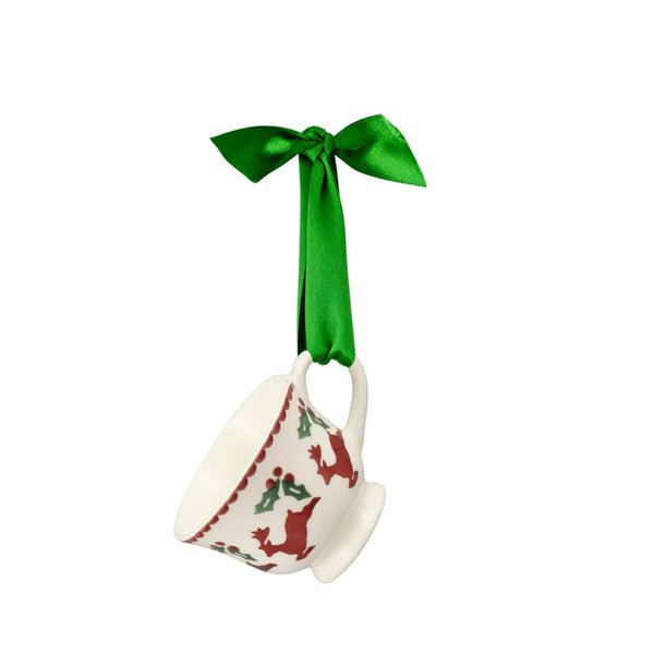 Reindeer Tiny Teacup Decoration