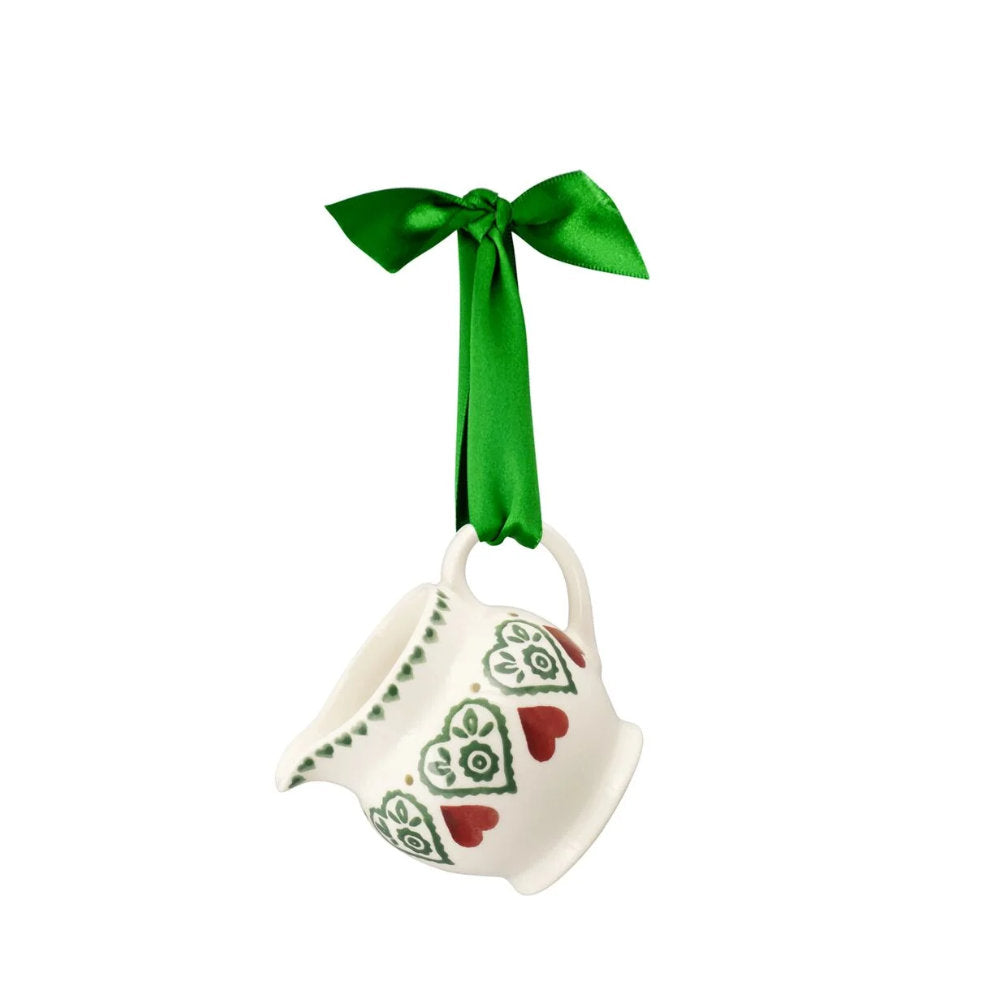 Christmas Sampler Tiny Jug Decoration