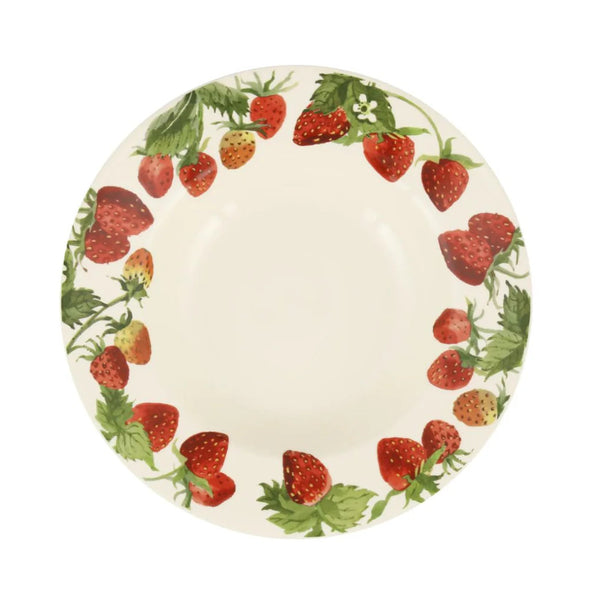 Strawberries Dessert Plate