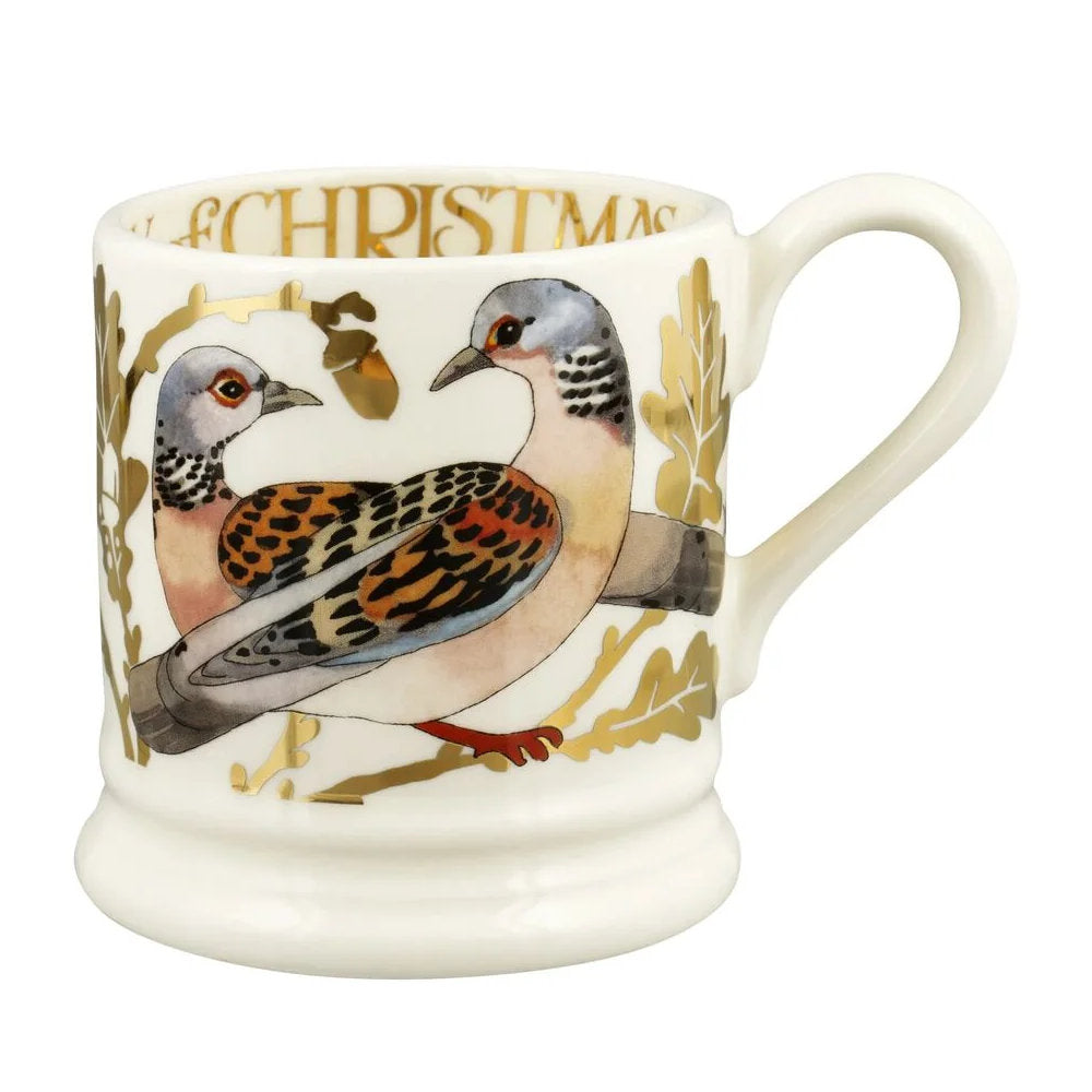 12 Days Of Christmas: Two Turtle Doves 1/2 Pint Mug
