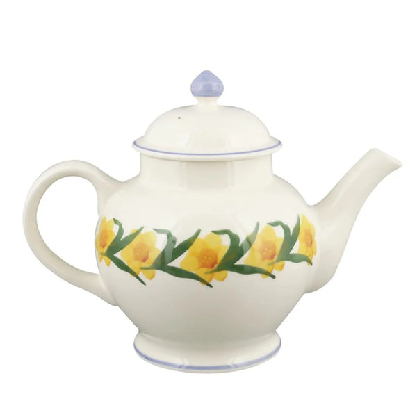 Windblown Daffodils 4 Mug Teapot