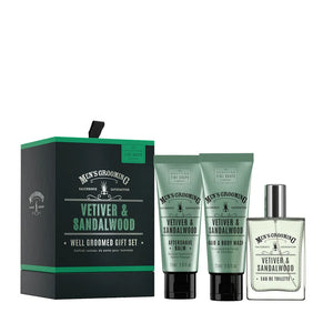 Vetiver & Sandalwood Well Groomed Gift Set
