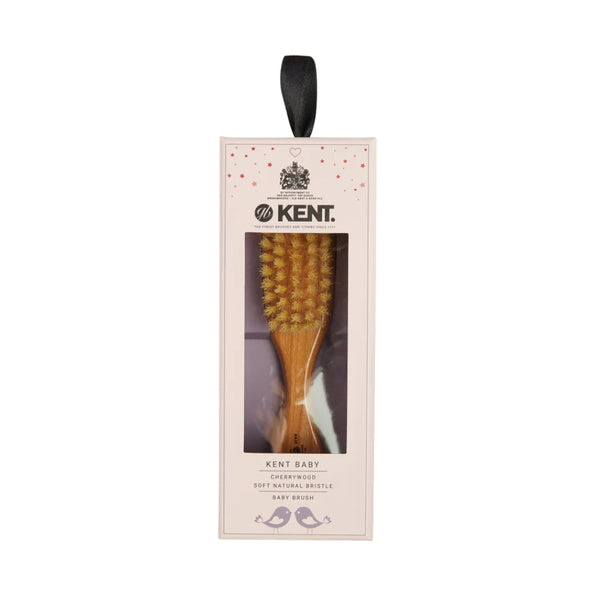 Finest Soft Pure White Bristle Cherrywood Baby Brush