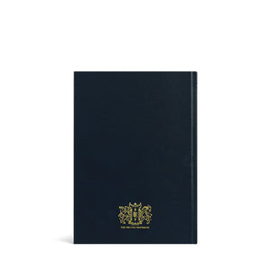 Stormy Navy Hardback Leather Address Book A5