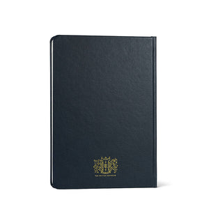 Stormy Navy Hardback Leather Dinner Parties Book
