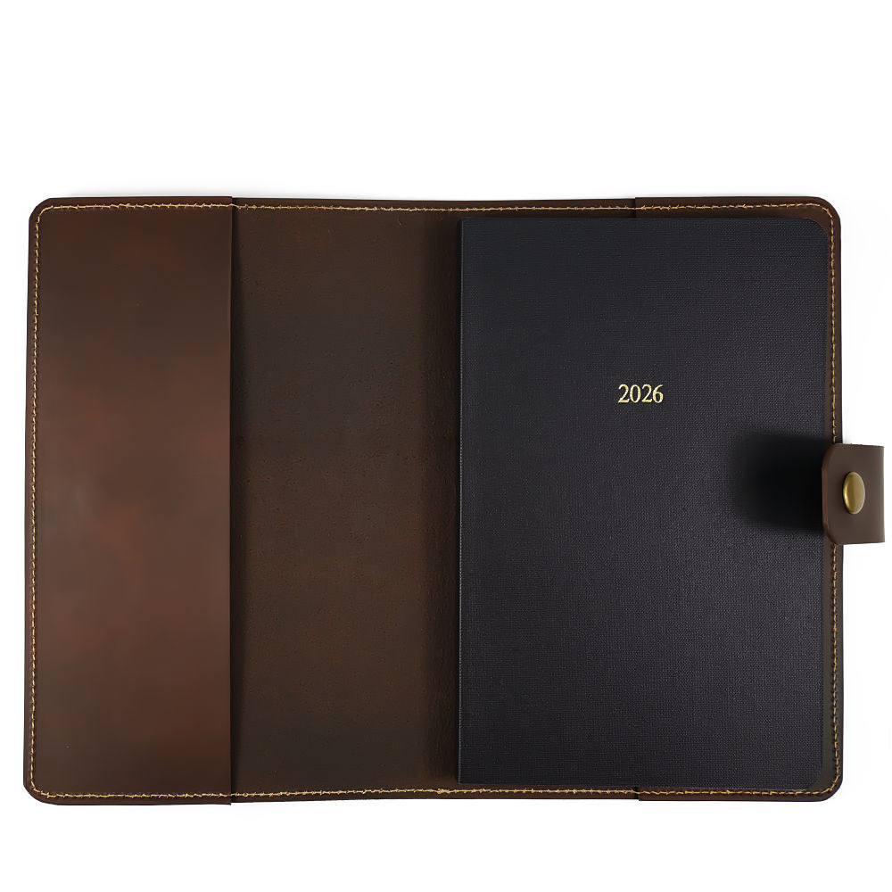 Chestnut Brown Refillable Leather Journal