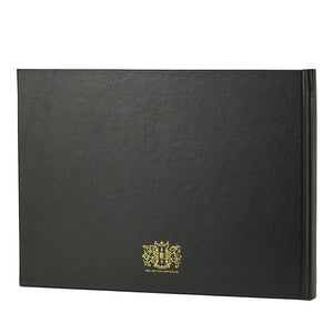Deep Black Hardback Leather Game Book