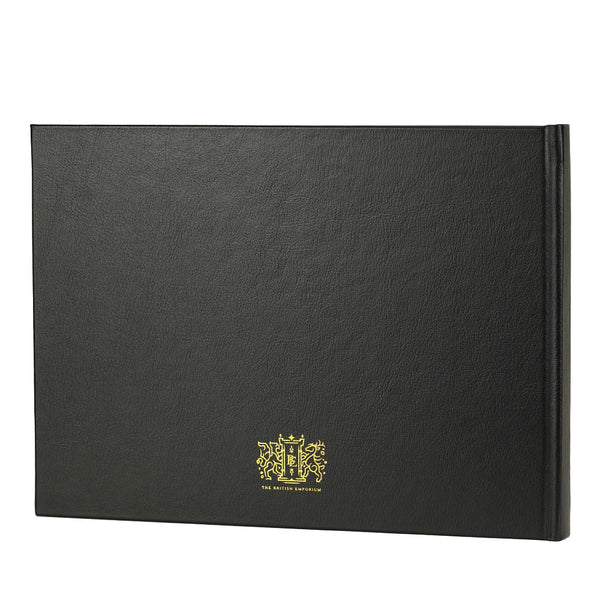 Deep Black Hardback Leather Game Book