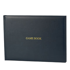 Stormy Navy Hardback Leather Game Book