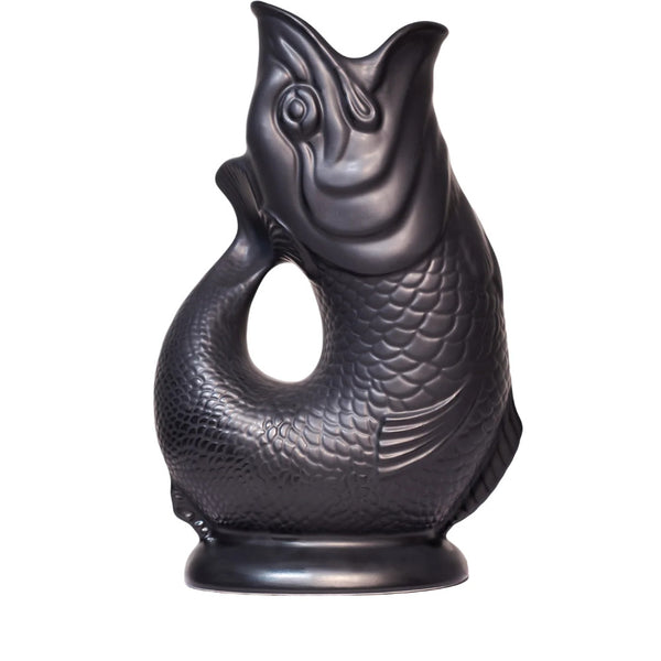 Black Matt Gluggle Jug Pitcher 1.2L
