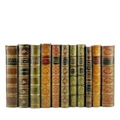 Antique Books Hideaway Book Panel Poetical Works