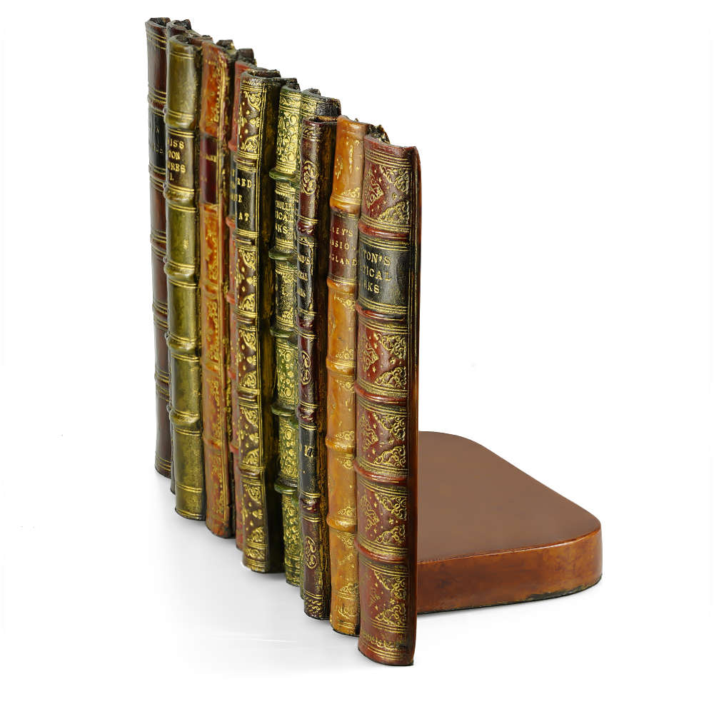Antique Books Hideaway Book Panel Poetical Works