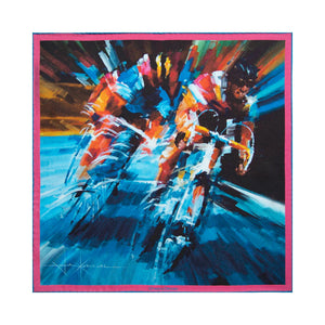 Break Away Cycling Silk Pocket Square