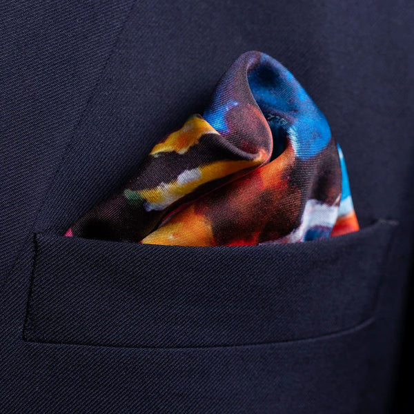 Break Away Cycling Silk Pocket Square