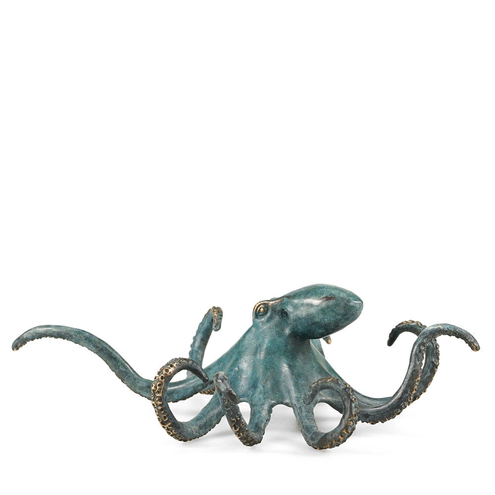 Octopus Solid Bronze Sculpture Limited Edition