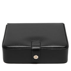 Capra Ecru Large Jewellery & Cufflink Box Black