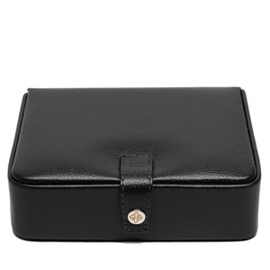 Capra Ecru Large Jewellery & Cufflink Box Black