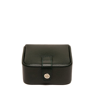 Capra Ecru Small Jewellery & Cufflink Box Green