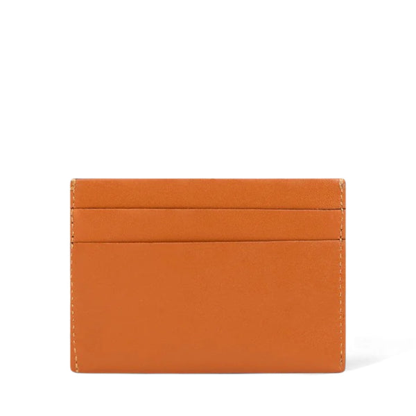 Tan Leather Credit Card Holder