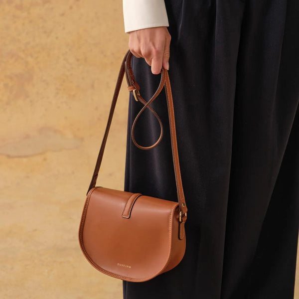 Cardington Leather Crossbody Bag Tan