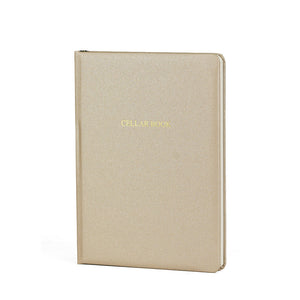 Wine Cellar Book Metallic Champagne