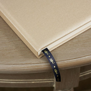 Wine Cellar Book Metallic Champagne