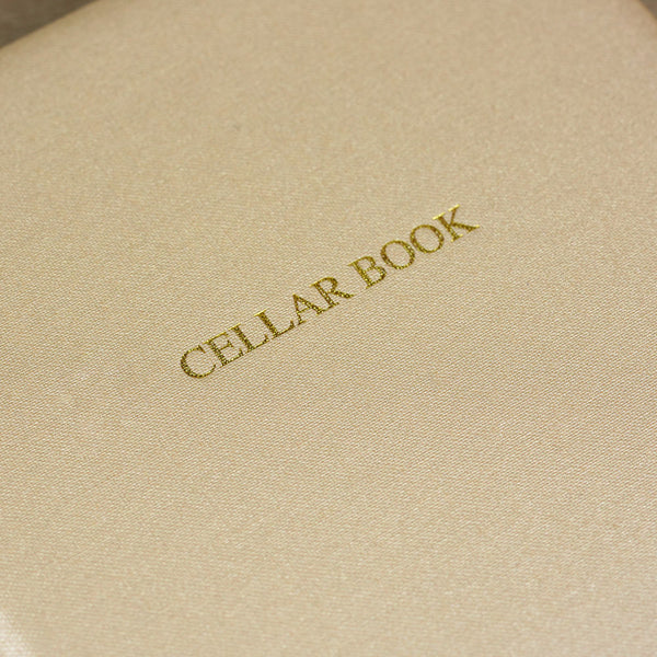 Wine Cellar Book Metallic Champagne