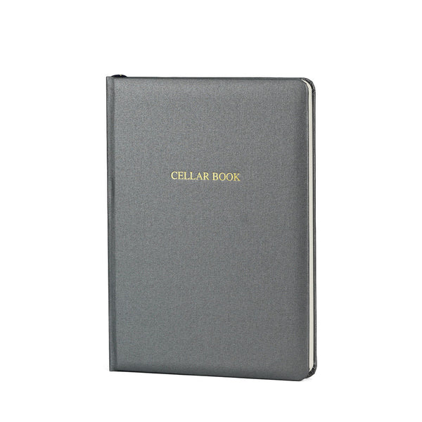 Wine Cellar Book Metallic Pewter