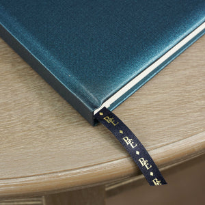Wine Cellar Book Metallic Saphire