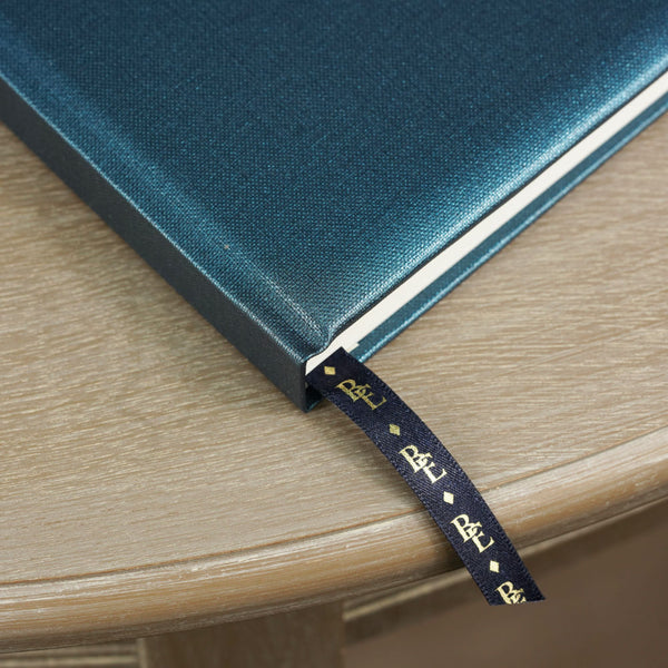 Wine Cellar Book Metallic Saphire