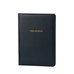 Stormy Navy Leather Wine Cellar Book