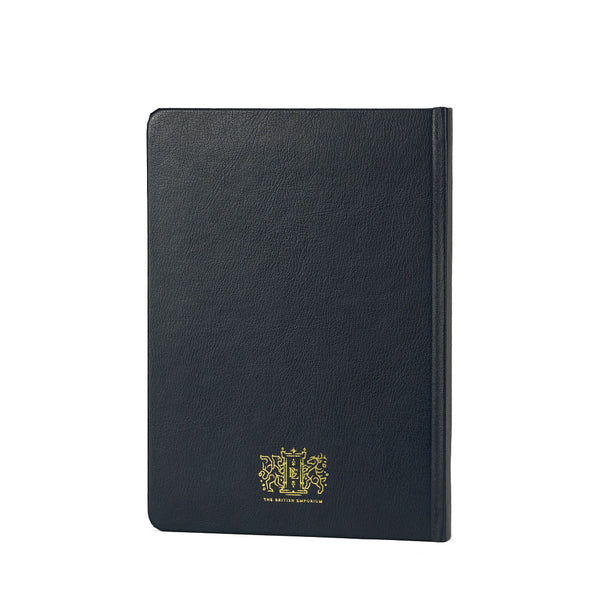 Stormy Navy Leather Wine Cellar Book