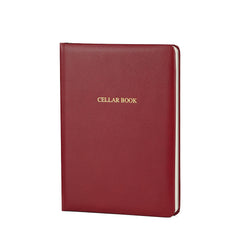 Cherry Red Leather Wine Cellar Book