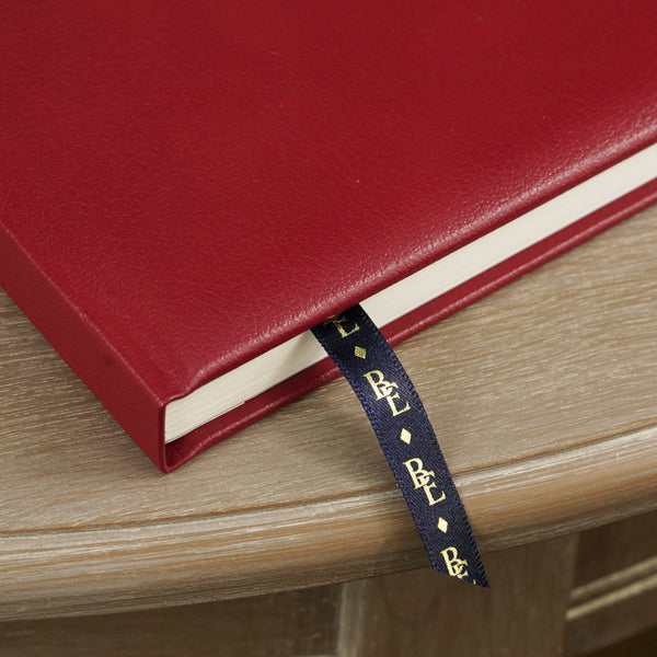 Cherry Red Leather Wine Cellar Book