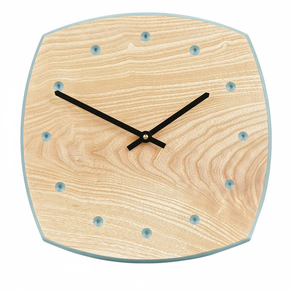 On The Dot Wooden Wall Clock Sky