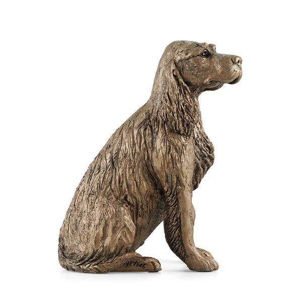 Cinnamon Spaniel Dog Cold Cast Bronze Sculpture