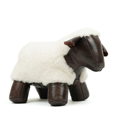 Sheepskin Doorstop Leather Sheep