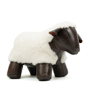 Sheepskin Doorstop Leather Sheep
