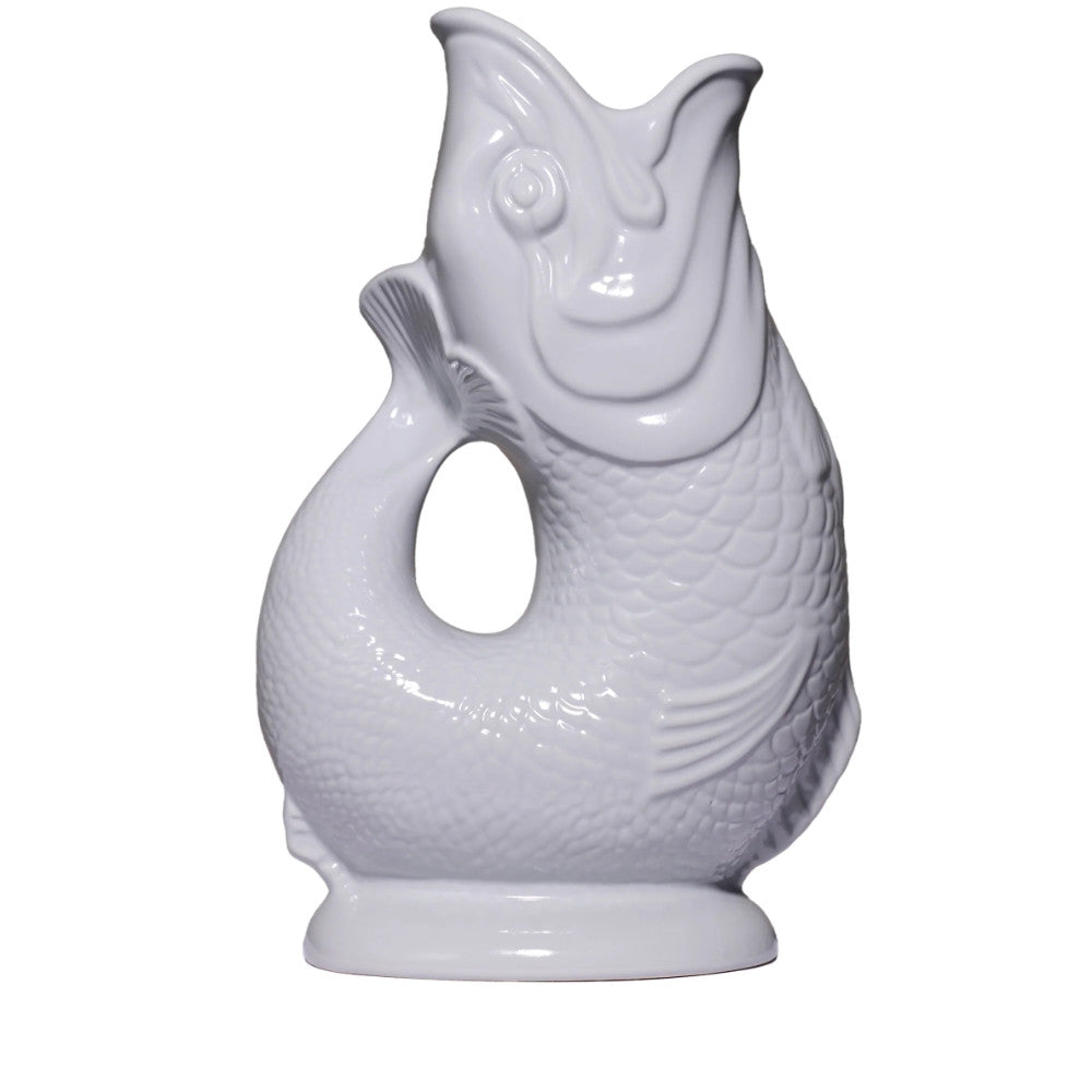 Dove Grey Gluggle Jug Pitcher 1.2L