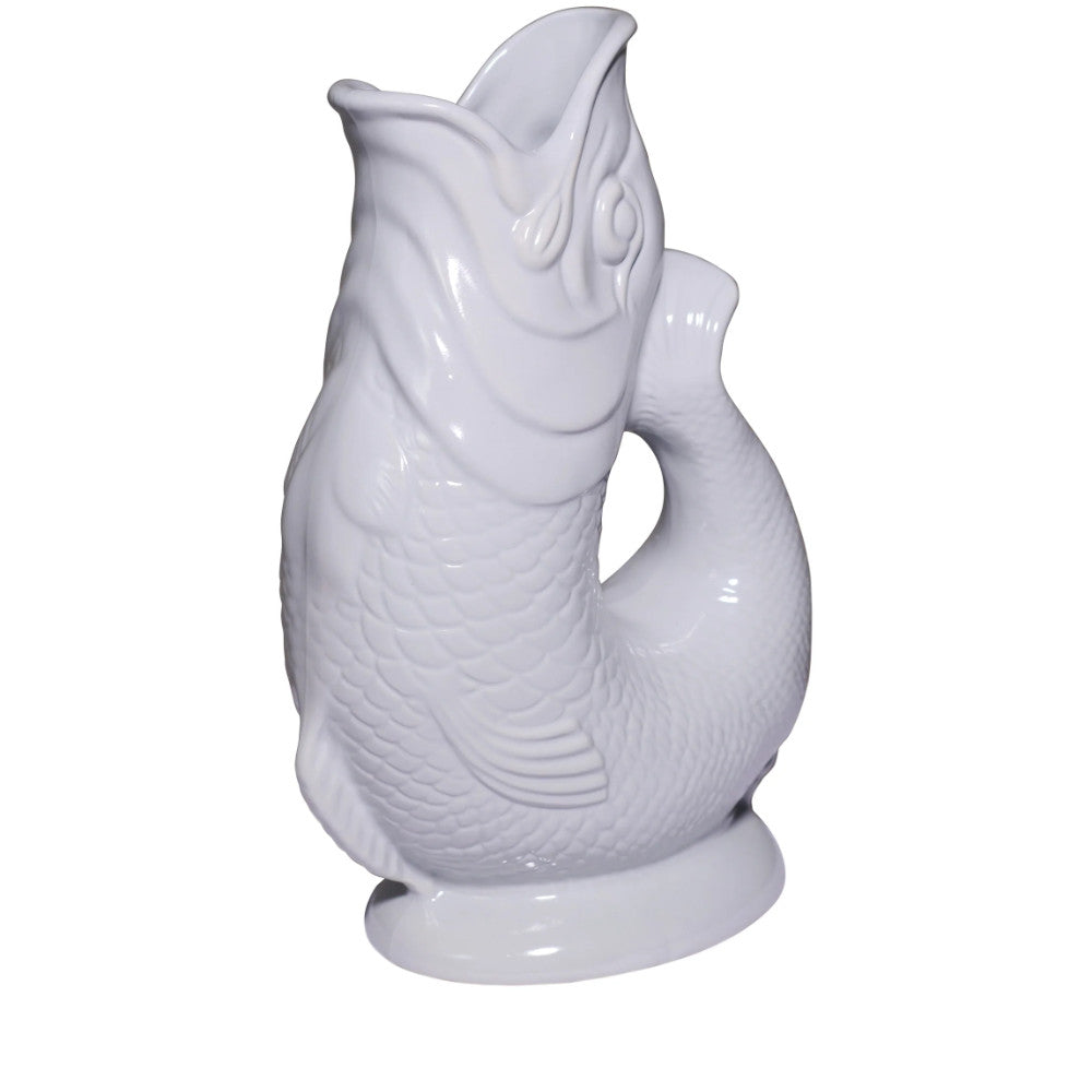 Dove Grey Gluggle Jug Pitcher 1.2L