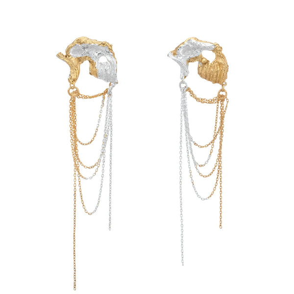 Orion Recycled Silver Earrings