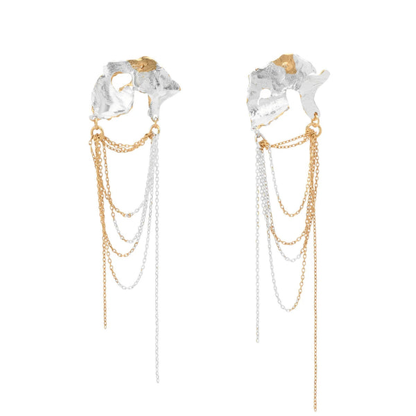 Orion Recycled Silver Earrings