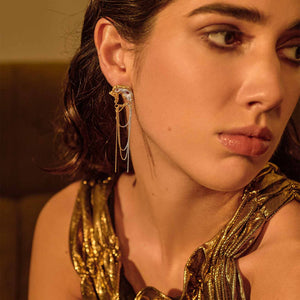 Orion Recycled Silver Earrings