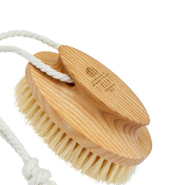 Ash Pure White Bristle Shower Exfoliating Brush